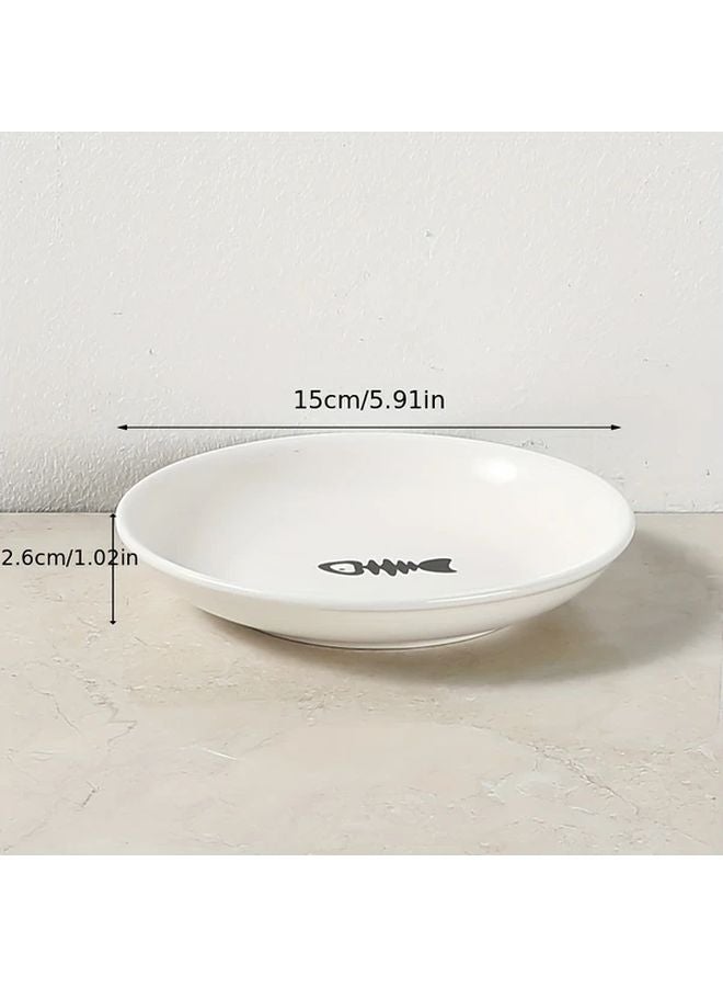 Paw Pet Bowls Set Double Ceramic Cat And Puppy Feeding Solution - Image 4