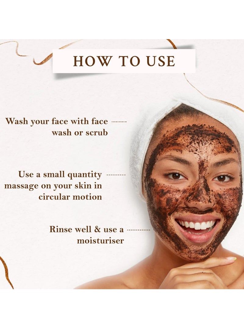 TONISABERY Coffee Facial Mask Powder Peel Off Face Mask Refill and Lock Water Moisturizing Skin Coffee Astringent Pores Cool Oil Control Tighten Pores and Repair Redness and Dry Itching 20g - Image 3