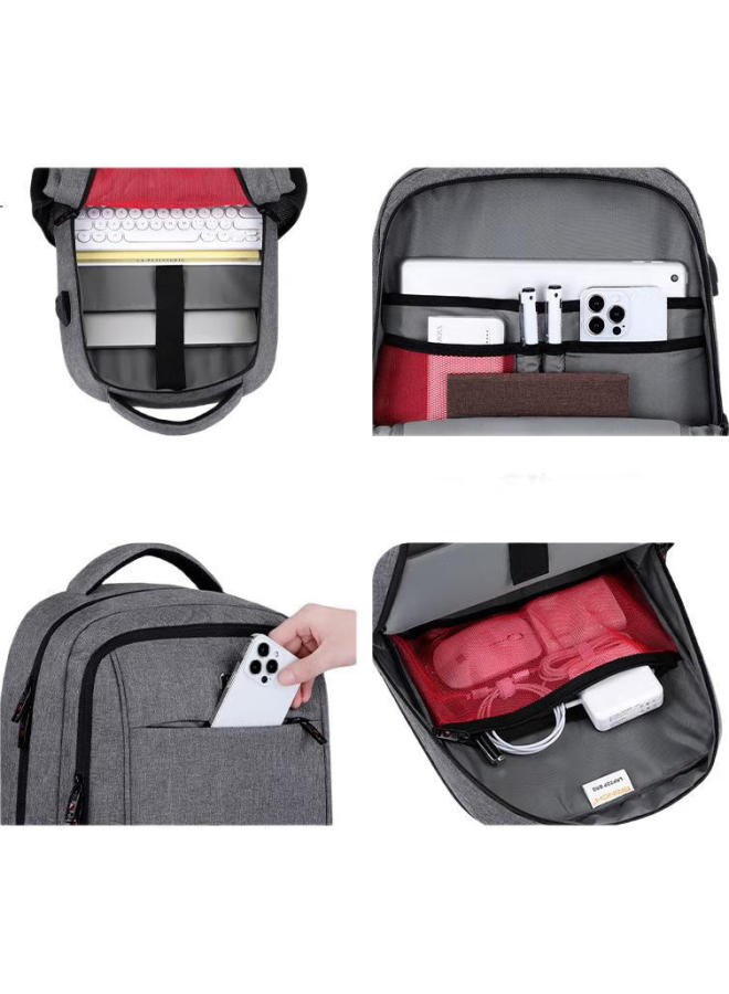 Brinch Laptop Backpack 15.6/16 Inch Shockproof Water-Resistant Business Commute Travel Large Capacity - Image 1