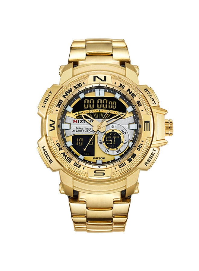 NIBEMINENT unisex Metal Analog+Digital Wrist Watch J4373-1 - Image 1