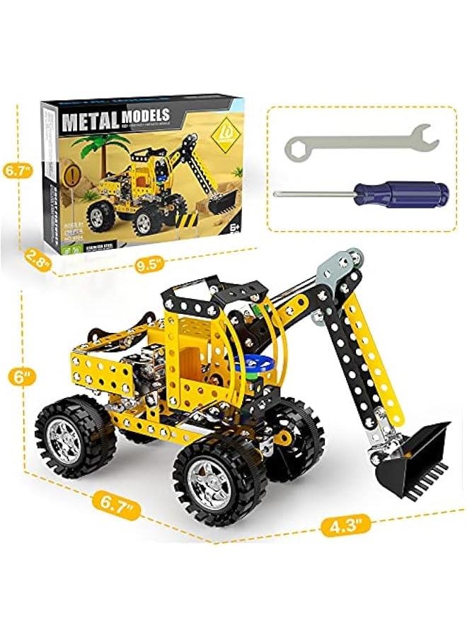 Stem Building Projects Toys for Kids Boys 8 9 10 11 12 Year Old, Metal Building Construction Model kit, Building Blocks DIY Toys  - Image 2