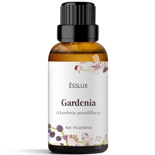 ESSLUX Gardenia Essential Oil Esslux Aromatherapy Essential Oils for Diffuser Massage Soap Candle Making Perfume 30 ml - Image 1