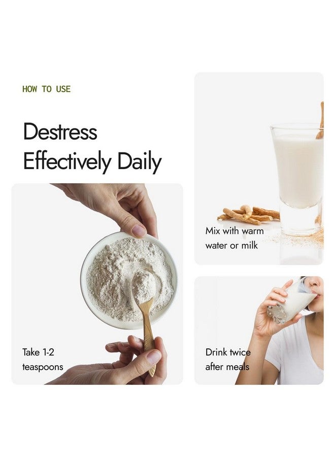 Kapiva مسحوق أشواغاندا العضوي من كابيفا 100 جرام (عبوة من 2) | معتمد من جايفيك بهارات و USDA | يدير التوتر ويحسن القدرة على التحمل - Image 3