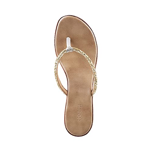 Mochi Womens Synthetic Gold Slip Ons (Size (3 UK (36 EU)) - Image 5