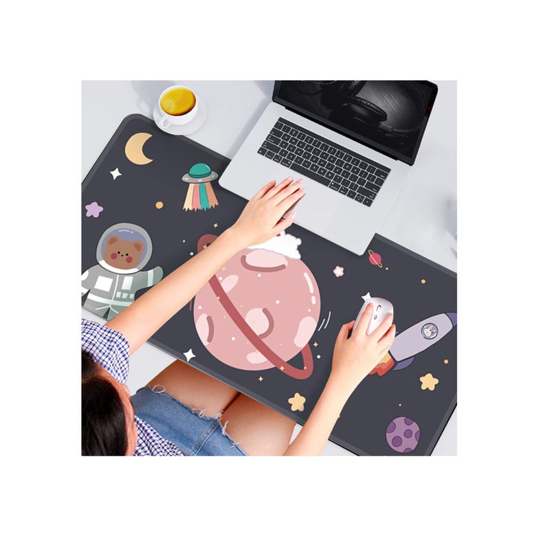 Barakah Kawaii Desk Mat, Mouse Pad,Large Gaming Desk Mouse mat Cartoons Keyboard Pad,Laptop Desk Mat for Gaming, Writing, or Home Office Work 32 x 12 in - Image 3