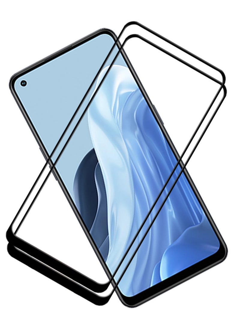 ACLIX 3 Pieces Antistatic ESD Dustproof Premium Quality High Definition Tempered Glass Screen Protector Designed For Oppo Reno7 - Image 1