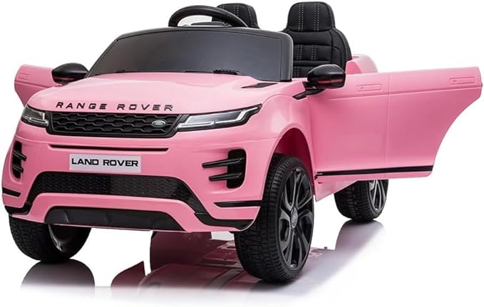 Range Rover Range-Rover 12V Electric Ride-On Car for Kids | Ages 3–8 | Parental Remote Control | MP3 & USB Music Player – Luxury Ride with Rechargeable Battery Pink - Image 2