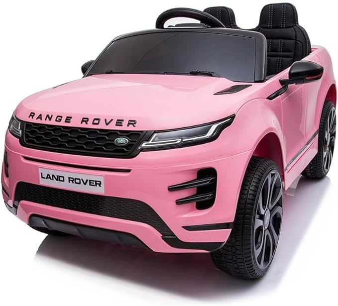 Range Rover Range-Rover 12V Electric Ride-On Car for Kids | Ages 3–8 | Parental Remote Control | MP3 & USB Music Player – Luxury Ride with Rechargeable Battery Pink - Image 5