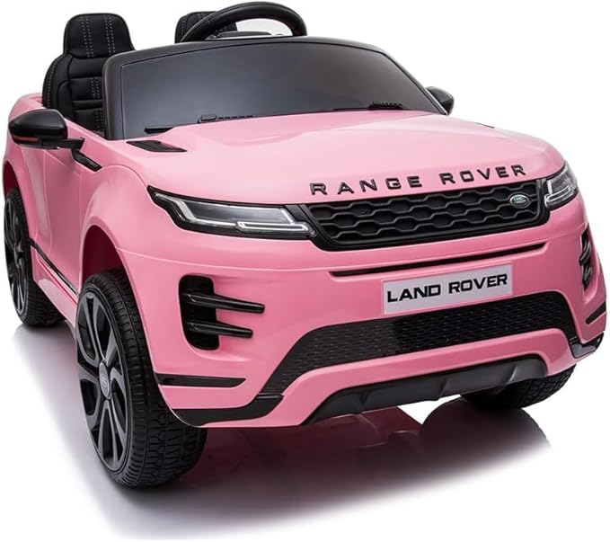 Range Rover Range-Rover 12V Electric Ride-On Car for Kids | Ages 3–8 | Parental Remote Control | MP3 & USB Music Player – Luxury Ride with Rechargeable Battery Pink - Image 1