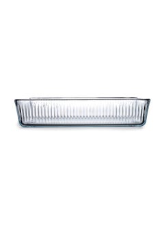 Borcam Borcam Rectangular Glass Baking Tray, 3000 Ml Capacity, 64 Mm Height, 306X209 Mm Diameter - Clear  - Image 2