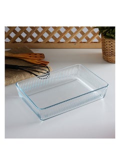 Borcam Borcam Rectangular Glass Baking Tray, 3000 Ml Capacity, 64 Mm Height, 306X209 Mm Diameter - Clear  - Image 4
