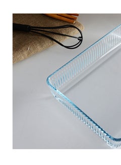 Borcam Borcam Rectangular Glass Baking Tray, 3000 Ml Capacity, 64 Mm Height, 306X209 Mm Diameter - Clear  - Image 5