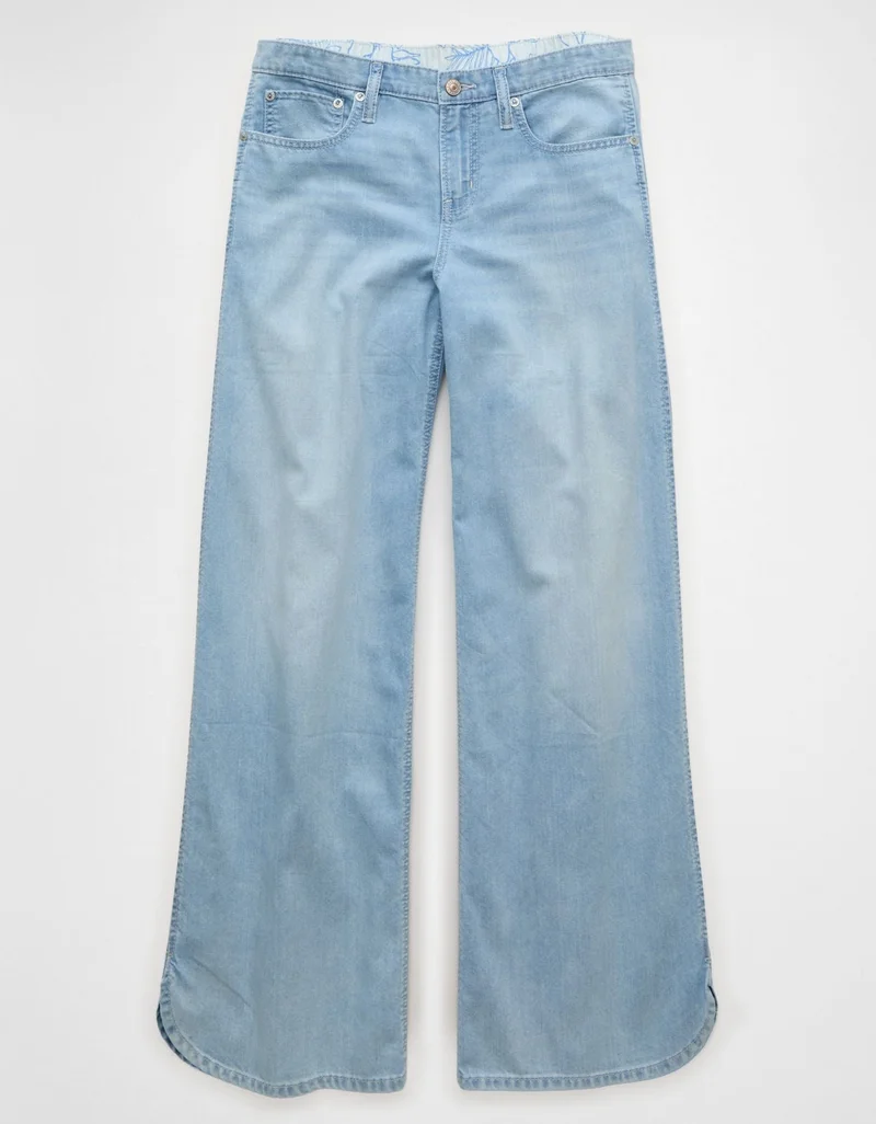 American Eagle  AE Low-Rise Beachy Baggy Jean for Women | Best Price UAE