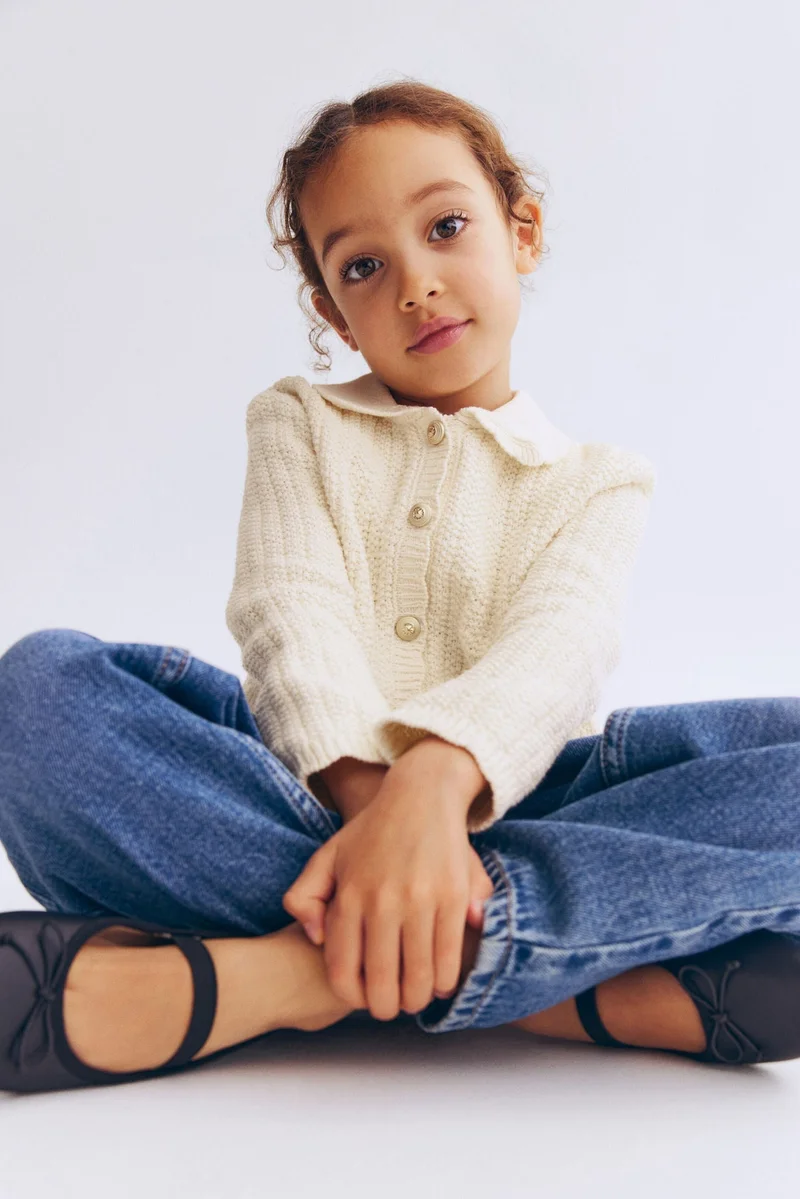 H&M Textured-knit cardigan