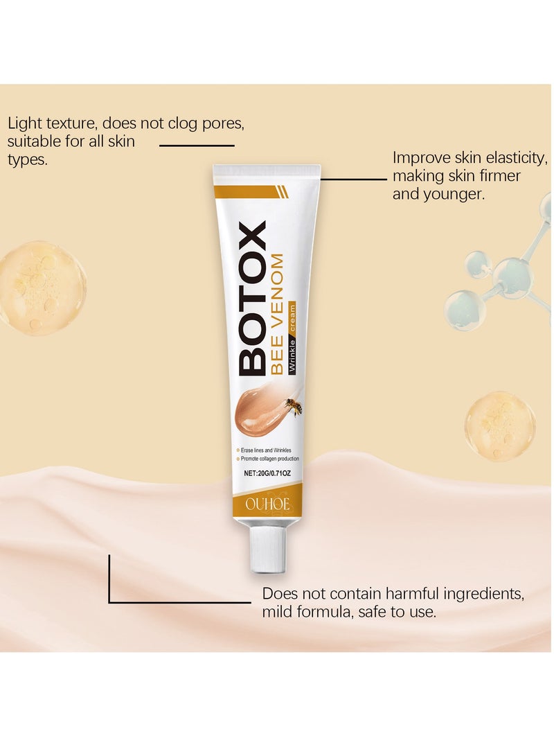 أوهو كريم التجاعيد بسم النحل من بوتوكس، كريم شد البشرة Luxelift، مصل تجديد البشرة لجميع أنواع البشرة - Image 4