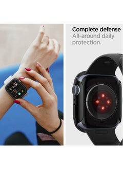 Spigen غطاء حماية رفيع مناسب لساعة Apple Watch Series 9/8/7 (45 ملم) - أسود  - Image 5