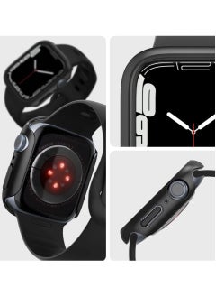 Spigen غطاء حماية رفيع مناسب لساعة Apple Watch Series 9/8/7 (45 ملم) - أسود  - Image 3