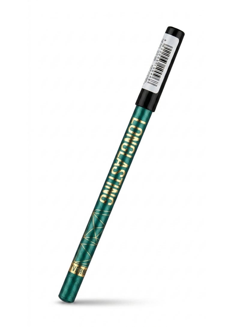 قلم كحل وتحديد عيون احترافي ثابت  - درجة 117 أخضر زمردي لامع - مقاوم للماء ويدوم طويلاً - Image 1