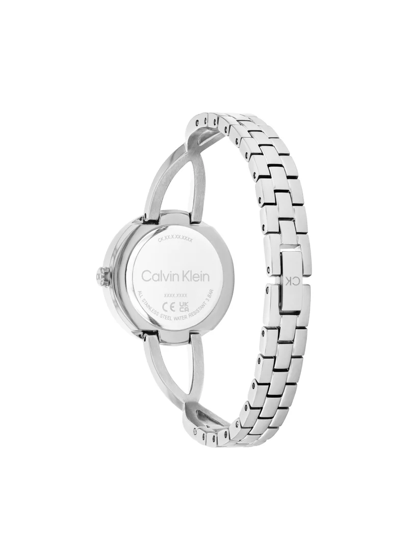 كالفن كلاين Sculpted Analog Steel Strap Watch