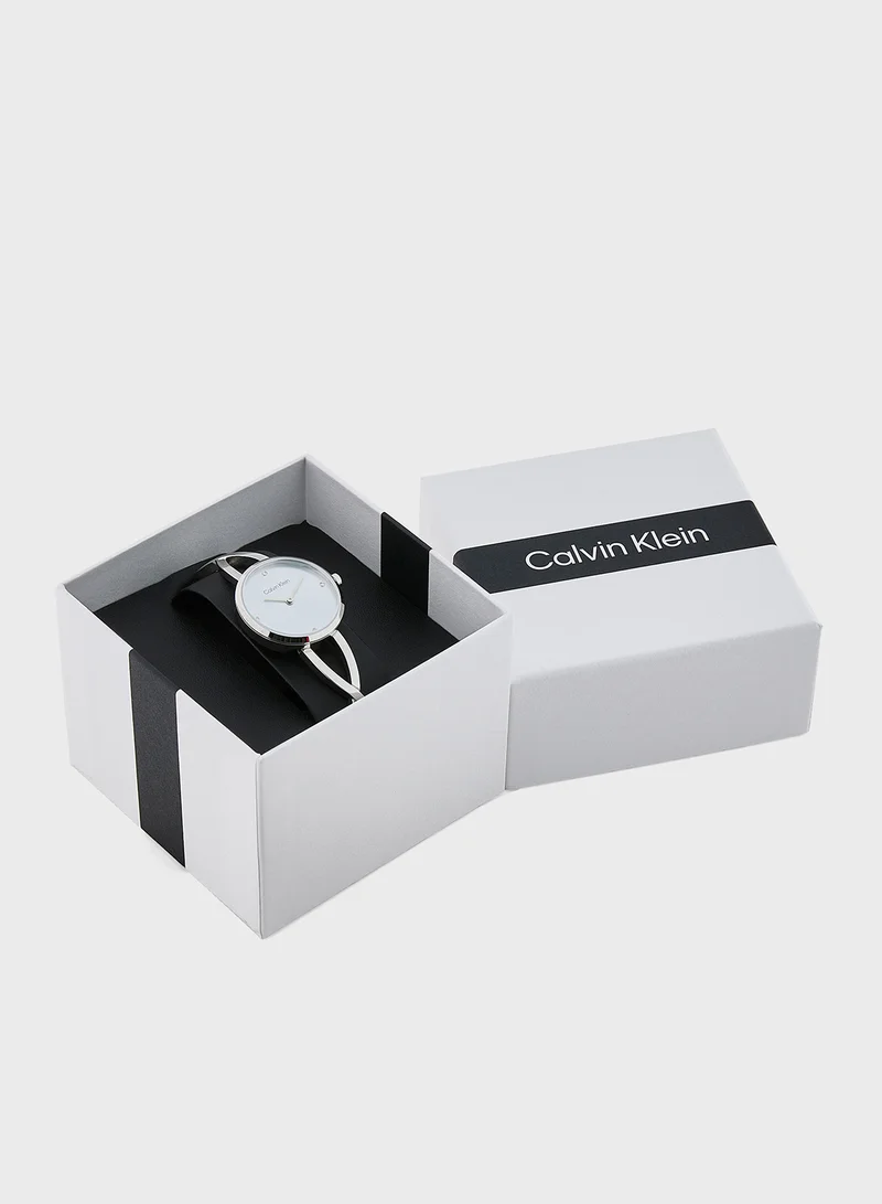 CALVIN KLEIN Sculpted Analog Steel Strap Watch