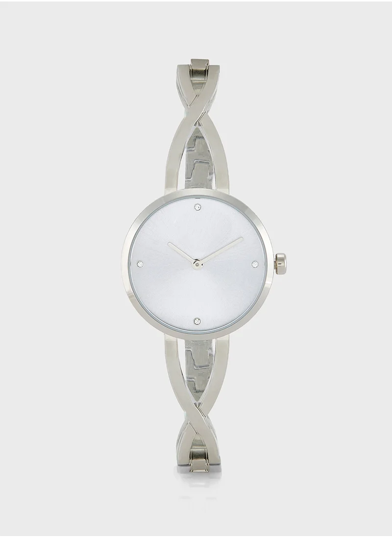 CALVIN KLEIN Sculpted Analog Steel Strap Watch