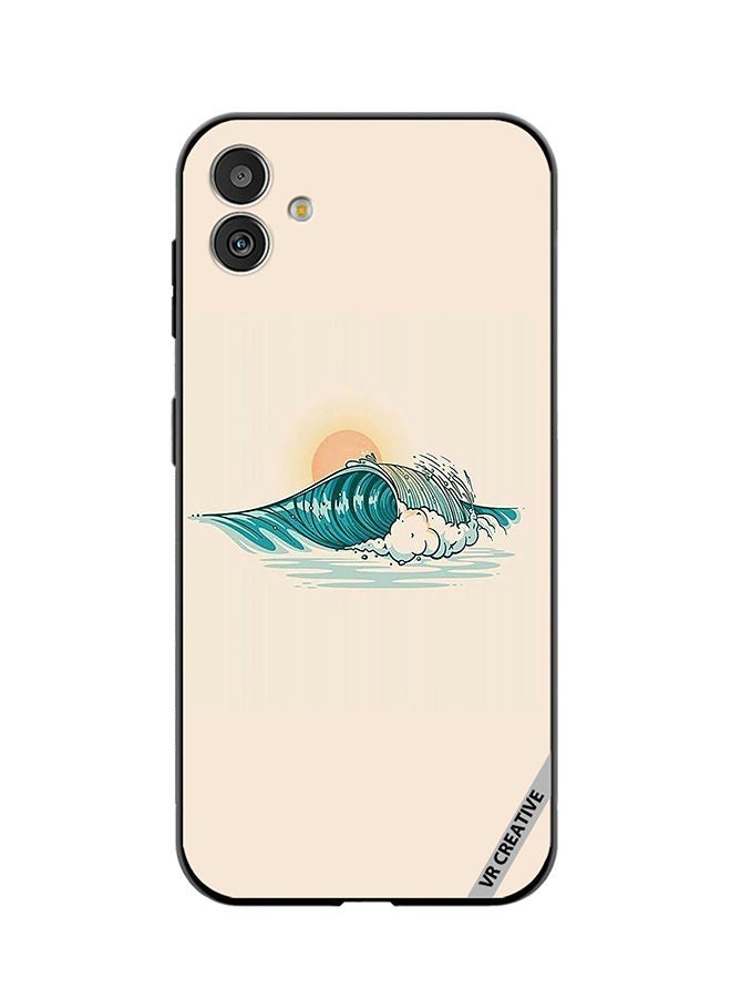 VR CREATIVE Protective Case Cover For Samsung Galaxy F14 Waves Design Multicolour - Image 1