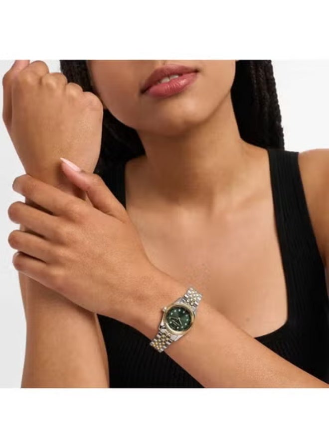 مايكل كورس Women Michael Kors Lexington Watch MK4986 – Green Dial Two-Tone Stainless Steel Bracelet - Image 4