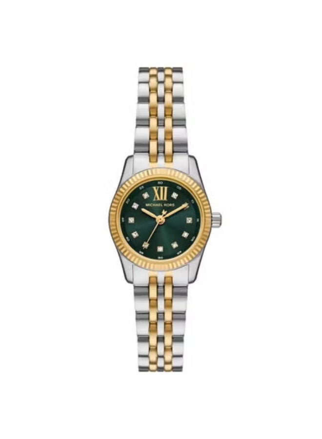مايكل كورس Women Michael Kors Lexington Watch MK4986 – Green Dial Two-Tone Stainless Steel Bracelet - Image 1