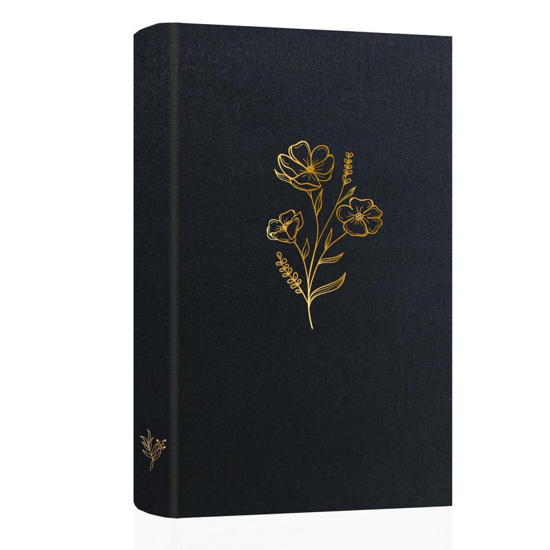 Holoary Photo Album 4x6 300 Photos, 300 Pockets 4â€x6â€ Picture Album, Linen Fabric Cover Big Picture Book for Photos with Writing Area, 4x6 Photo Albums for Family Weddings Travel Memories(Black) - Image 1