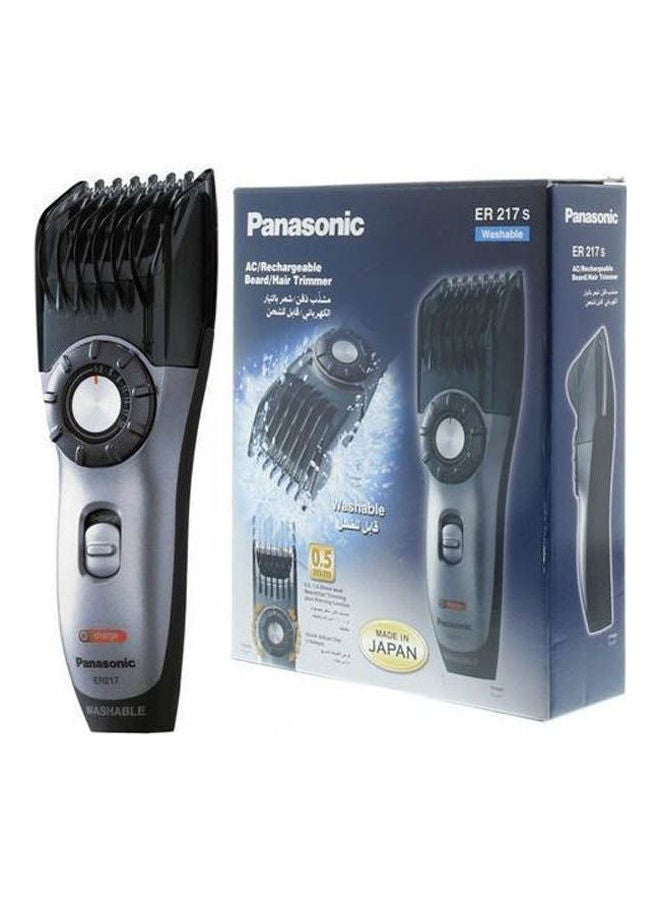 Panasonic Er217 Wet & Dry Hair & Beard Trimmer Grey - Image 1