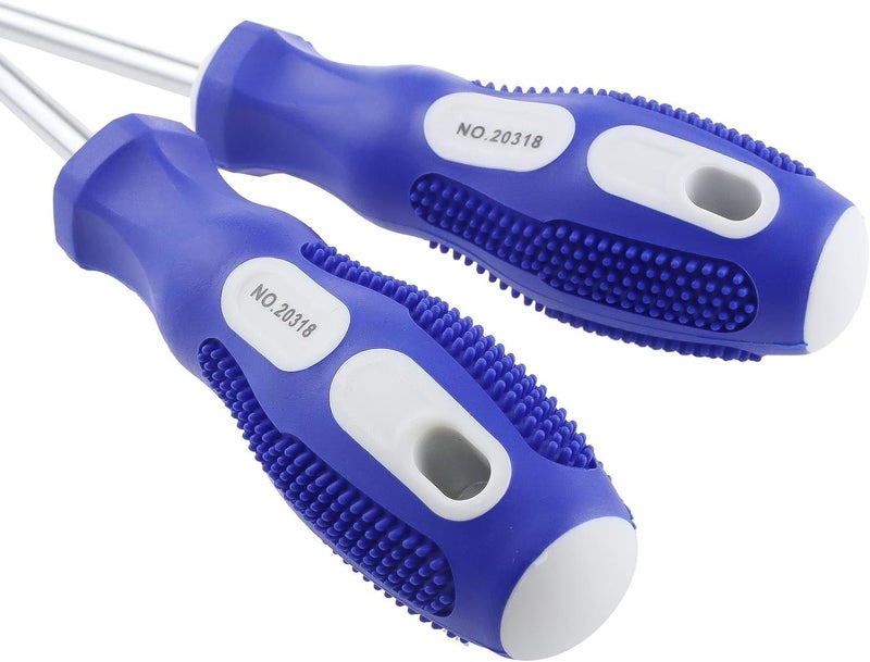 Nxtop 12-inch long Screwdriver Magnetic Tip Cross Head Flat Head NO.2 Screwdriver 2pack - Image 4