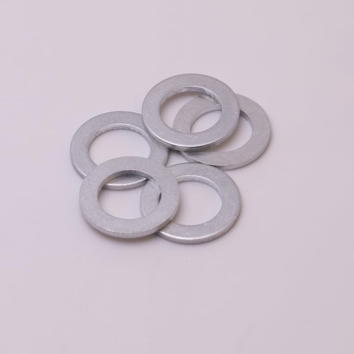 GoldPlug SW-03, Made in USA,12mm Aluminum Crush Washer, 5-Pack - Fits with MP-01/MP-01T/AP-03 and Other 12mm Plugs - Image 1