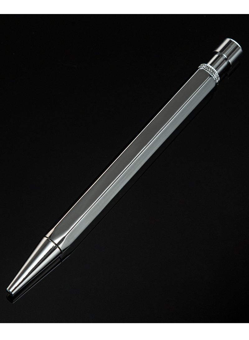 xozgdovg Metal ballpoint pen Gift Jumping metal signature pen Personal gift pen Silver 