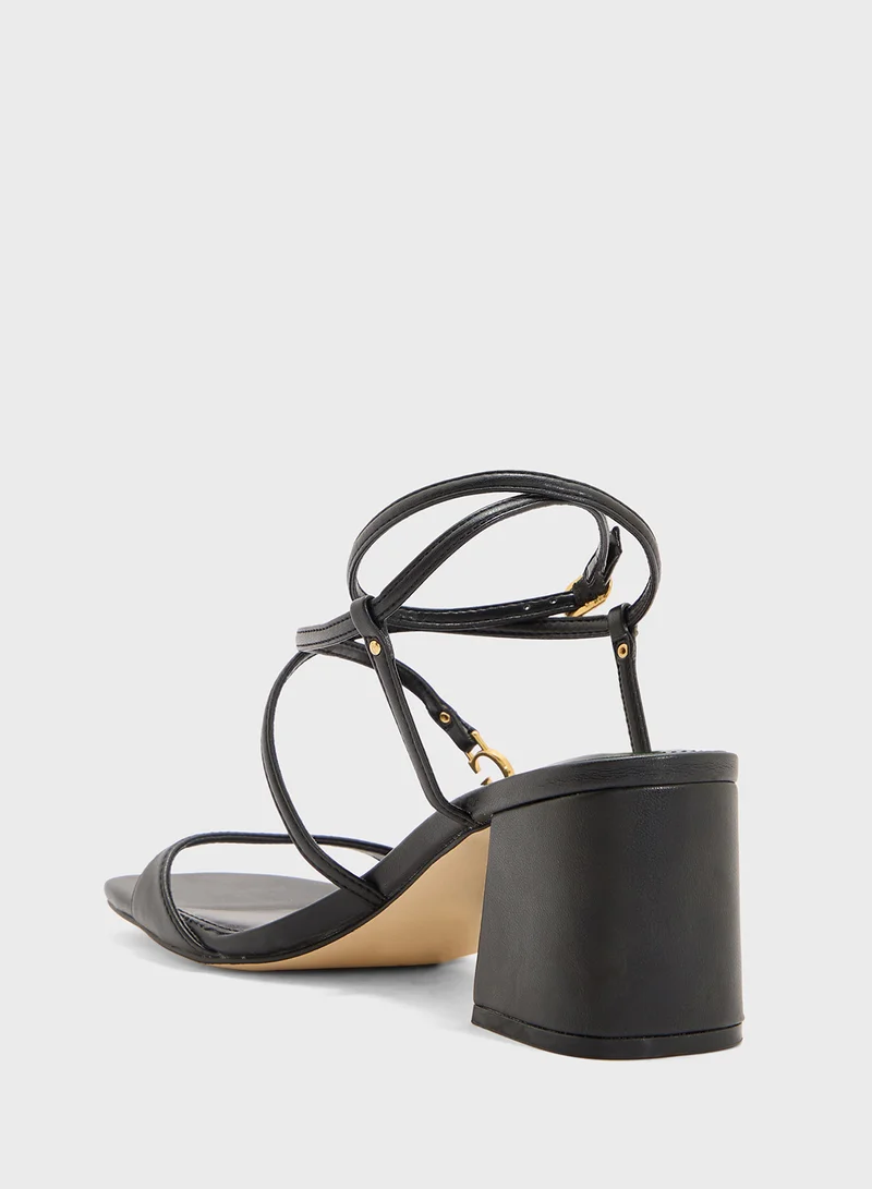 GUESS Ankle Strap High Heel Sandals
