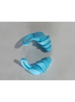 Swimming Earplugs Sleeping Silencer Earplugs Professional Anti-snore Noise Reduction Earplugs Dormitory Anti-noise Mute Earplugs Cross-border-Color:Blue (storage Box)