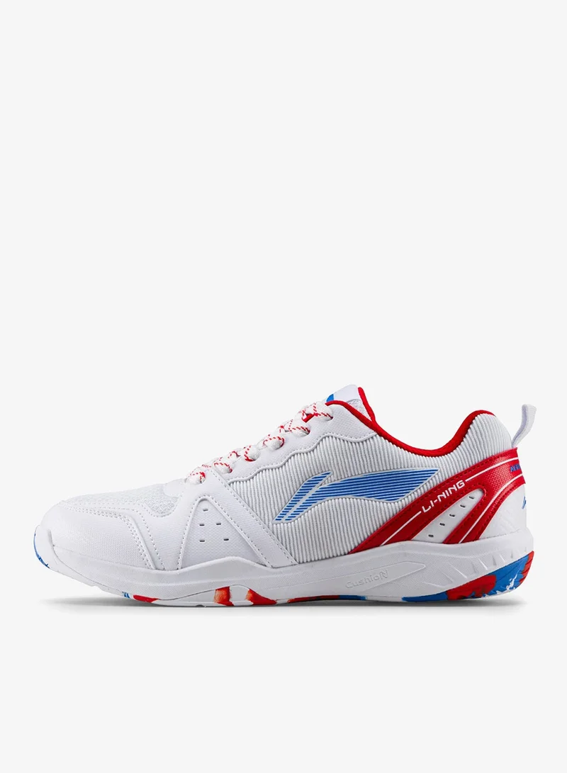 Li-Ning White/Red/Blue Lining Aero Flow Badminton Shoes Unisex-adult Non Marking Lightweight & Durable  | Best Price UAE