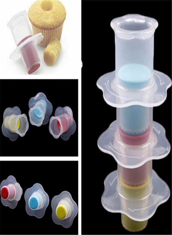 Wentoenapp 2Pcs Random Color Cupcake Corer Decorating Divider Pastry Corer Model Cake Filler Corers Corers and Pitters Fruit and Vegetable Tools Home and Kitchen - Image 2