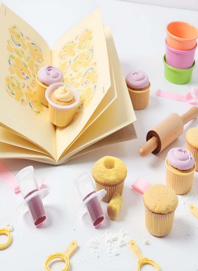 Wentoenapp 2Pcs Random Color Cupcake Corer Decorating Divider Pastry Corer Model Cake Filler Corers Corers and Pitters Fruit and Vegetable Tools Home and Kitchen - Image 5