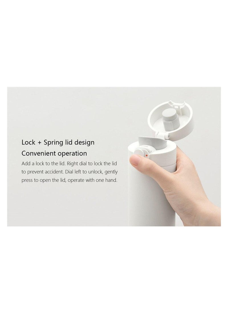 Xiaomi - Xiaomi Mijia insulated Bottle - MJBWB03WC 480ml Stainless Steel Travel Portable Thermos Thermal Vacuum Flask Bottle Cup - Image 1