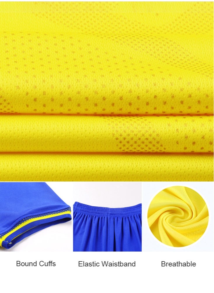 Perfii - Kids Football Jersey Set - #7 Cristiano Ronaldo Complete Soccer Jersey Set with 1 Jersey, 1 Short and 1 Pair of Socks, Perfect Gift for Kids Children and Football Fans - Image 1