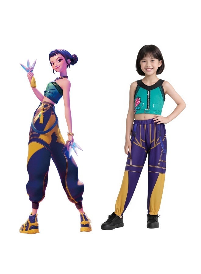 K-POP Demon Hunting Girl Group Zoe Cosplay Costume Exquisitely Recreates Stage Performance Outfit - Image 1