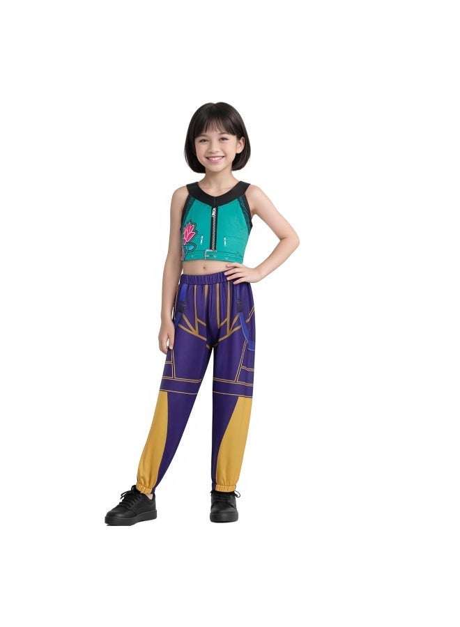 K-POP Demon Hunting Girl Group Zoe Cosplay Costume Exquisitely Recreates Stage Performance Outfit - Image 4