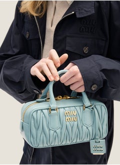 Miu Miu Miu Arcadia Matelassé Nappa Leather Women's Bag, Women's Tote Bag, Women's Shoulder Bag, Women's Cross body Bag, Women's Handbag  - Image 5