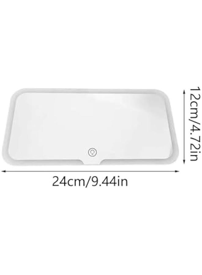 Rechargeable Sun Visor Vanity Mirror for Car with 3 Light Modes & Dimmable Touch Screen - Stylish Car Accessory for Women and Girls - Image 5