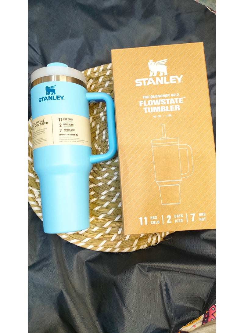 Stanley Cup Quencher Stainless Steel 1200ml ( blue sky) - Image 1