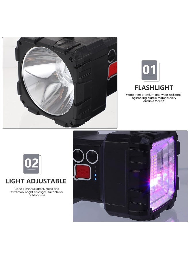 W844 Multifunctional LED Searchlight, 800m Long Range Spotlight & Floodlight, 10000mAh Power Bank, IPX4, for Camping, Emergency & Work. - Image 5