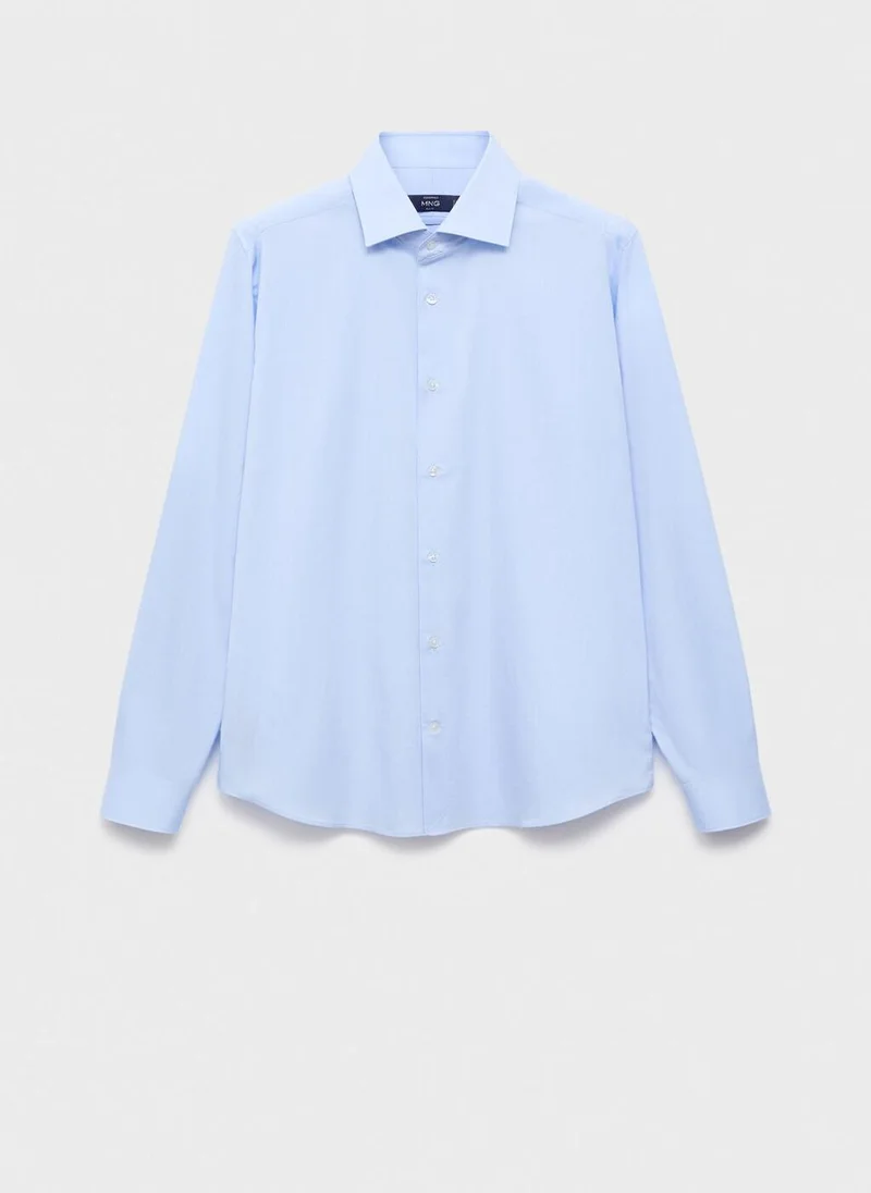 Mango Man  Regular-fit 100% cotton shirt for Men | Best Price UAE