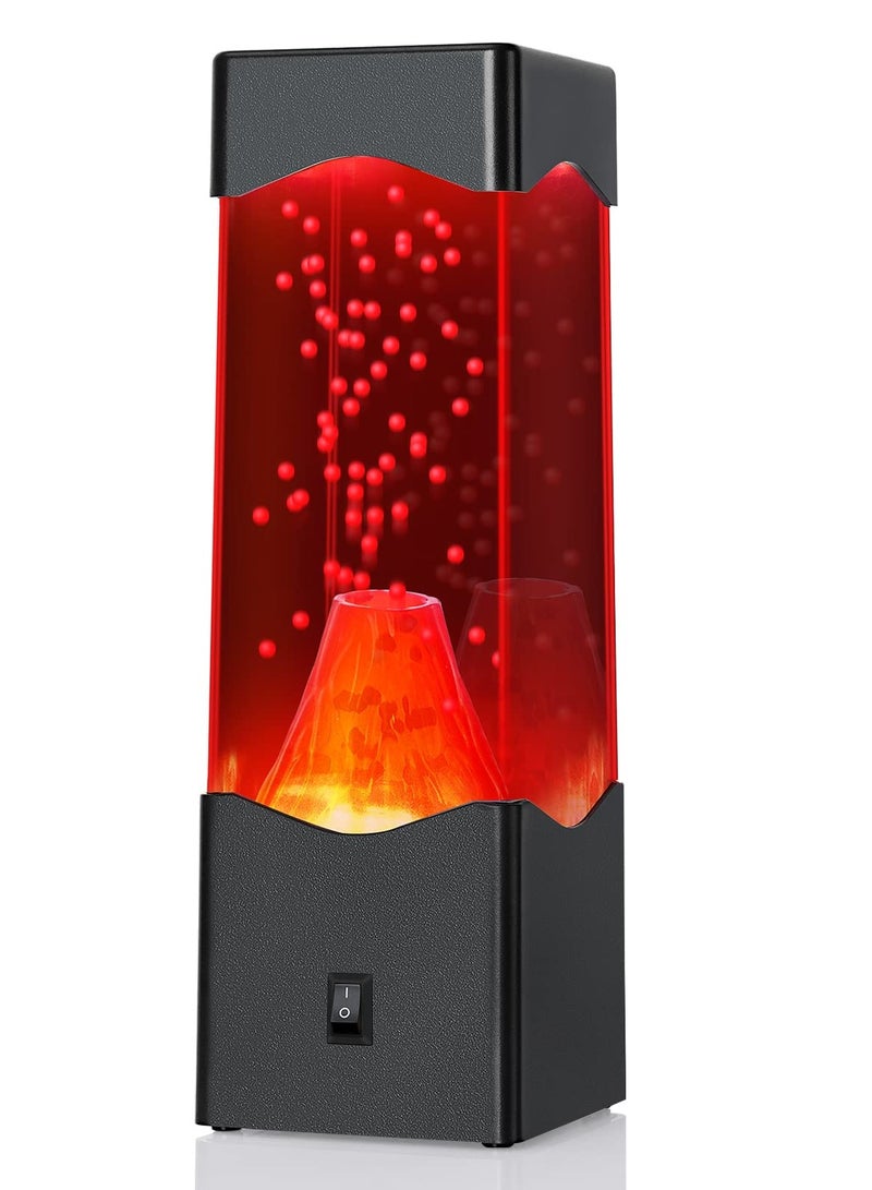 SYOSI مصباح البركان، ضوء الليل واقعي للانفجارات البركانية، أضواء نوم مكتبية تعمل بالطاقة USB، زينة لغرفة المكتب، مصابيح للاسترخاء، أدوات رائعة للرجال، هدايا عيد ميلاد مبتكرة للأطفال والبالغين - Image 1