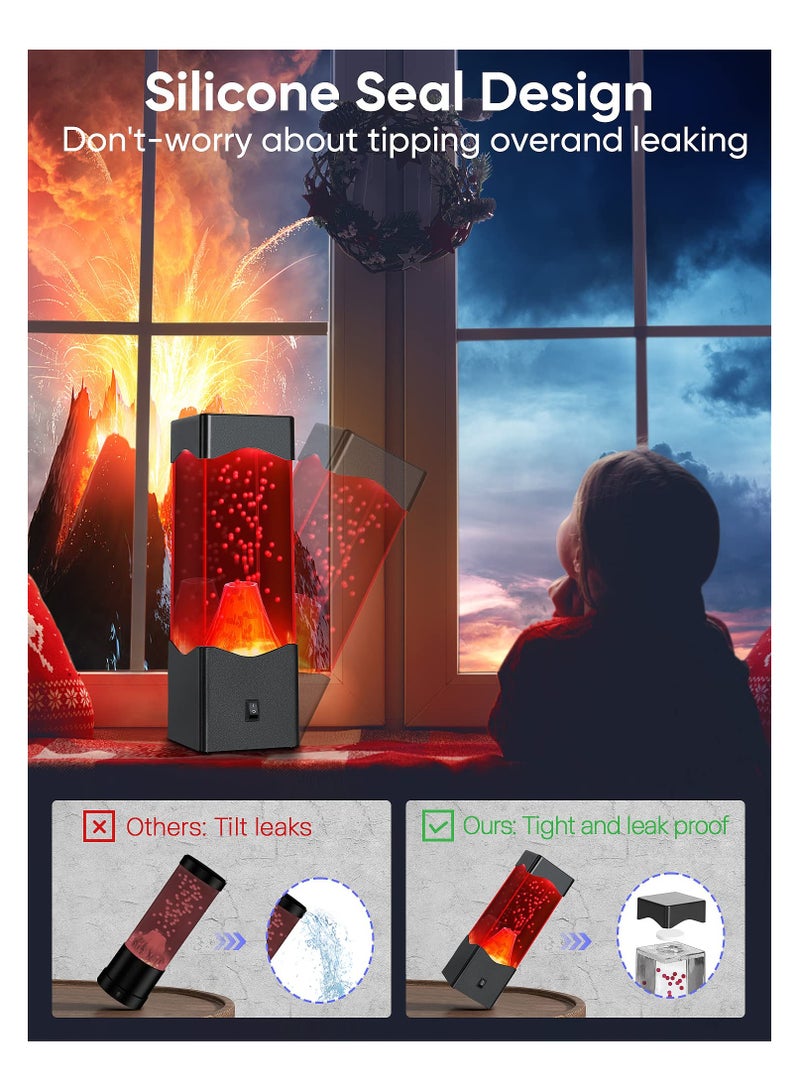 SYOSI مصباح البركان، ضوء الليل واقعي للانفجارات البركانية، أضواء نوم مكتبية تعمل بالطاقة USB، زينة لغرفة المكتب، مصابيح للاسترخاء، أدوات رائعة للرجال، هدايا عيد ميلاد مبتكرة للأطفال والبالغين - Image 5