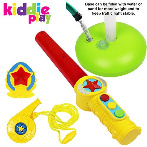 Kiddie Play Traffic Light Toy for Kids Cars and Bikes with Lights and Sounds - Image 3